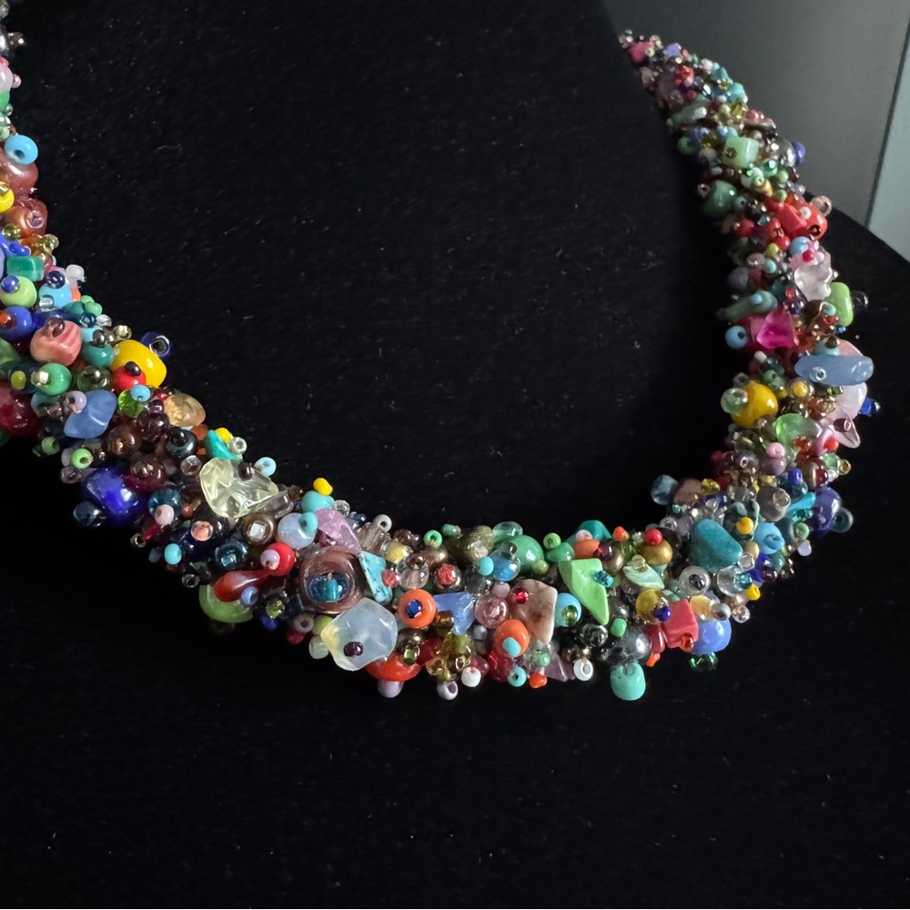 🌱 Multi-color seed necklace - Picture 6 of 6